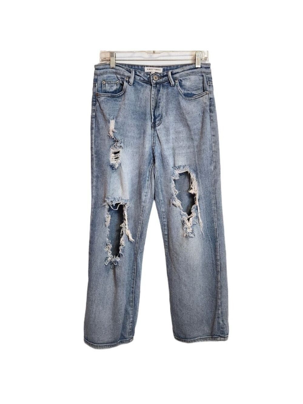 Almost Famous High Waist Straight Leg Jeans Size 5